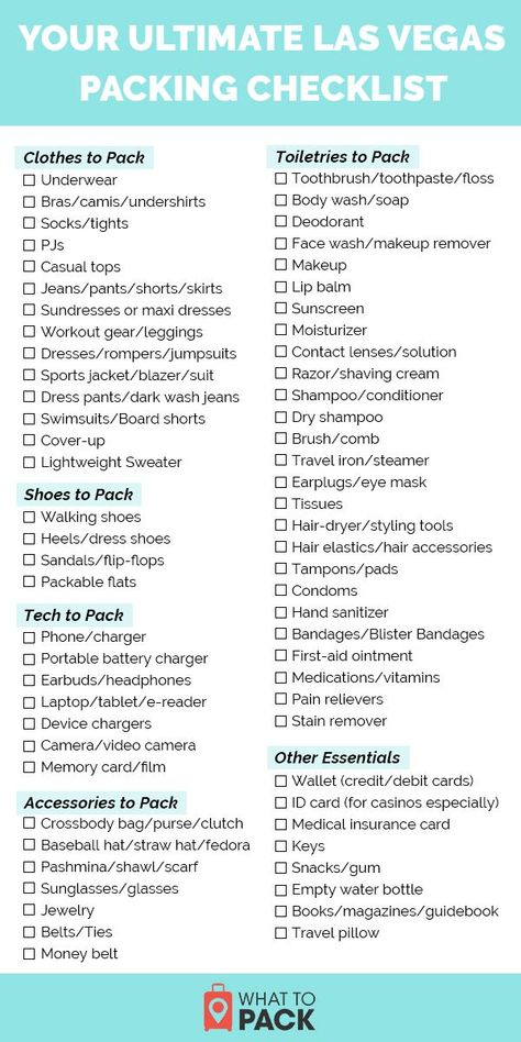 What To Pack For Las Vegas, Las Vegas Packing List, Vegas Packing, Vegas Trip Planning, Makeup Sunscreen, Socks Fuzzy, Glasses Cleaner, Weekend Packing, Ultimate Packing List