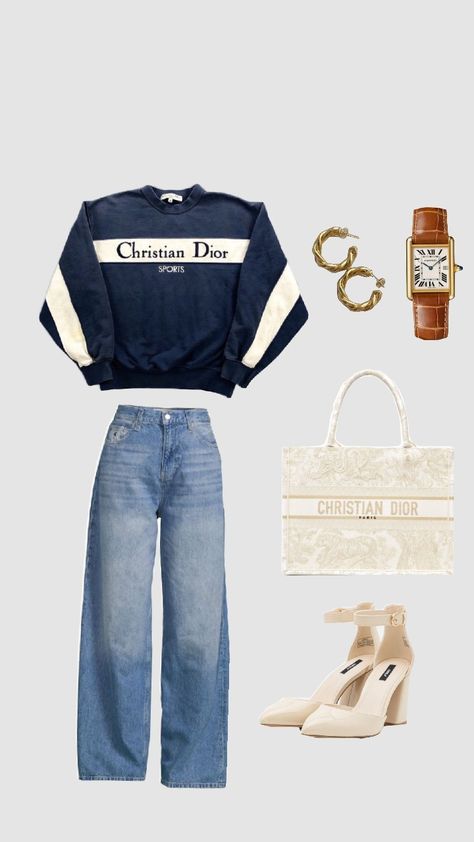 #dior #outfit Dior Outfit Aesthetic, Dior Aesthetic Outfit, Dior Outfits Women, Dior Clothes, Dior Outfit, Outfit Collages, Dior Aesthetic, Fits Inspo, Outfit Collage