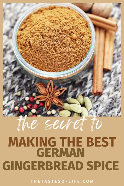 German Gingerbread Spice Gingerbread Spice Mix Recipe, German Gingerbread Recipe, Quick Holiday Appetizers, Gluten Free Dressing, Cozy Baking, German Gingerbread, Elegant Christmas Dinner, Dairy Free Dressing, Traditional Christmas Desserts