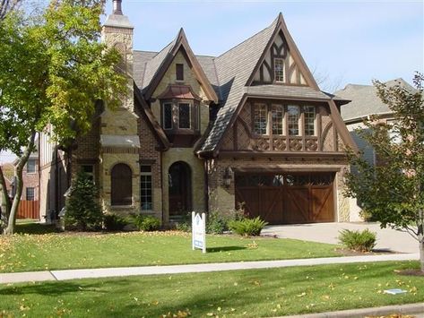 storybook tudor mansions - Yahoo Image Search Results Tudor Garage, Tudor House Exterior, English Tudor Homes, Tudor Homes, Storybook Homes, English Home, Interior Wood Doors, Tudor Style Homes, Cottage Exterior