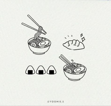 Ramen Matching Tattoo, Dumpling Tattoo Cute, Cute Ramen Tattoo, Asian Small Tattoo, Ramen Line Drawing, Small Ramen Bowl Tattoo, Ramen Tattoo Minimalist, Wonton Tattoo, Simple Food Tattoo