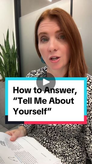 28K views · 799 reactions | When someone asks you, “Tell us about yourself” 🎯Follow this formula, PAST, PRESENT & FUTURE 🧠 For a full list of interview questions to prepare for get an Interviewology Profile! ✅Use code MillionOnTikTok to get an Interviewology Profile for $34! https://theinterviewology.com/get-started/#howtoanswerinterviewquestions #jobinterivew #corporatejobs #interviewquestions | Anna Papalia | Anna Papalia · Original audio Tell Us About Yourself, Job Skills, Job 3, Job Interview Tips, Brain Teaser, Past Present Future, Interview Tips, One Job, Jobs Hiring