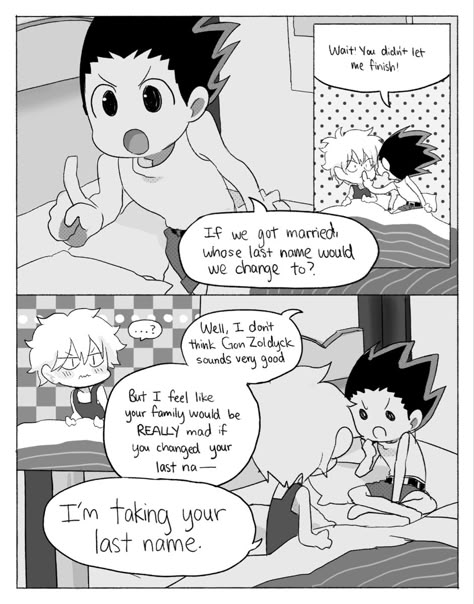 Killugon Comic, Hunter Anime, Comic Collection, I Love Anime, Cute Comics, My Hero Academia Manga, Ship Art, Hunter X Hunter, Cute Anime Couples