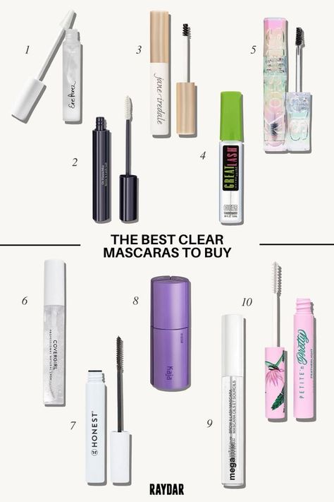 If you want lashes with a natural look, clear mascaras can help. We've researched and tested the best 10 to help you find the right one. Click now to discover our editor-approved options! Clear Mascara, Great Lash, Brow Mascara, Aloe Gel, Honest Beauty, Mascara Wands, Braids With Curls, Best Mascara, How To Apply Mascara