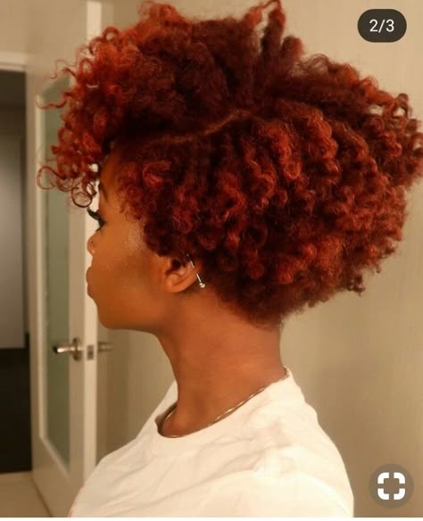 Follow me for more pins @KAMM23✨ Cabello Afro Natural, Tapered Natural Hair, Natural Hair Cuts, Natural Hair Short Cuts, Dyed Natural Hair, Beautiful Natural Hair, Natural Hair Inspiration, Natural Hair Tips, Natural Hair Journey