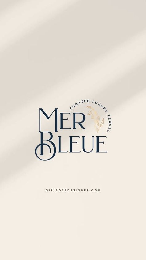 Brand Logo Design: Logo Ideas Navy And Gold Branding, Luxury Travel Agency Branding, Luxury Travel Branding, Luxury Travel Logo, Logo Mer, Hv Logo, Navy Branding, Eve Logo, Logo Typo