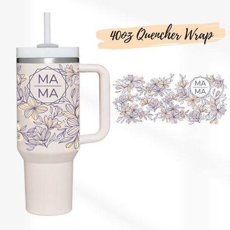 4 Designs 40oz Quencher Stanley tumbler wrap Tumbler Boho Line Art Flower | 40 oz SVG Cute Floral | 40oz SVG Cricut Silhouette Template 40oz Sublimation Tumbler Ideas, 40 Oz Sublimation Tumbler Designs, 40 Oz Tumbler Ideas, Tumbler Boho, Boho Line Art, Inspirational Tumbler, Tumbler Wrap Designs, Stanley Adventure, Summer Tumbler