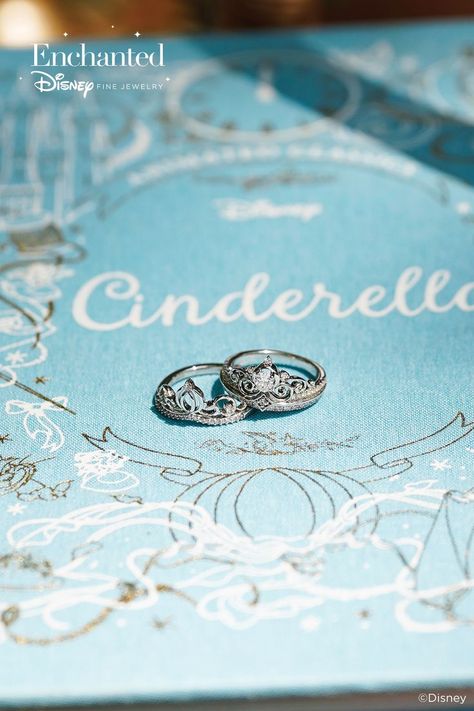 Cinderella Engagement Rings, Cinderella Jewelry, Cinderella Ring, Rings Tutorial, Wire Rings Tutorial, Disney Engagement Rings, Disney Engagement, Disney Inspired Wedding, Enchanted Disney