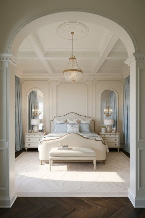 The perfect blend of light, elegance, and detail—this bedroom is everything. (Human-directed AI content) Palm Beach Bedroom, Formal Living Room Decor, Primary Bedrooms, Inviting Bedroom, Light Elegance, Princess Room, Bathroom Design Decor, Beach Bedroom, Bedrooms Ideas