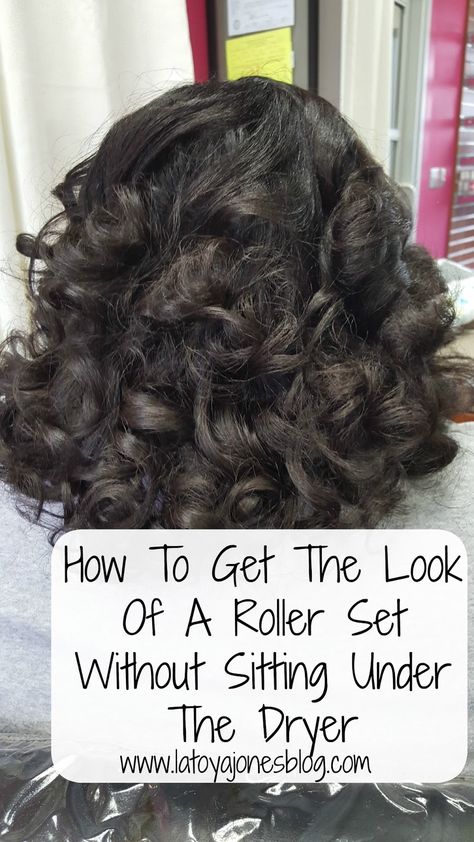 Roller Set Relaxed Hair Hairstyles, Hairstyles For Relaxed Hair, Roller Set Natural Hair, Protective Styles For Natural Hair Short, Heat Free Curls, Healthy Relaxed Hair, Pin Curl, Relaxed Hair Care, Hair Care Natural