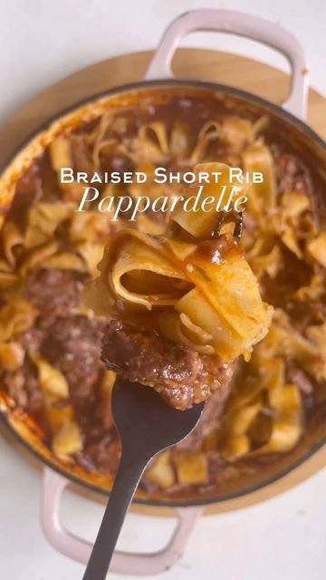 Red Wine Braised Short Ribs Pappardelle, Braised Beef Short Ribs Pappardelle, Short Rib Stroganoff Recipe, Braised Short Rib Pappardelle, Sliced Short Ribs Recipe, Short Rib Pappardelle, Short Ribs Dutch Oven, Beef Chuck Short Ribs, Boneless Beef Ribs