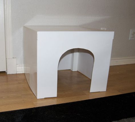 Litter Box House for under $10 Hiding Cat Litter Box Ideas Diy, Diy Litter Box Cover, Litter Box House, Cat Litter Box Diy, Box Covers Diy, Hiding Cat Litter Box, Diy Litter Box, Hidden Litter Boxes, Liter Box