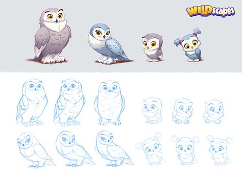 Owl Character, Animal Families, Owl Illustration, Casual Art, Owl Cartoon, Character Design Sketches, Mascot Design, Prop Design, Animal Figures