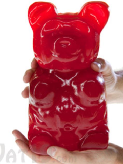 Anybody want the worlds biggest gummy bear? On sale for a limited time ;) Big Gummy Bear, Giant Gummy Bear, Gummy Snacks, Gummy Candies, No Calorie Snacks, Princess Toys, Gummy Worms, Cherry Cola, Exotic Animals