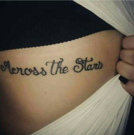 "Across the Stars* tattoo. Love theme for Anakin and Padme (Star Wars) Anakin And Padme Tattoo, Padme Tattoo, Padme Star Wars, Look Up, Stars Tattoo, Tattoo Love, Anakin And Padme, Love Theme, Star Wars Tattoo