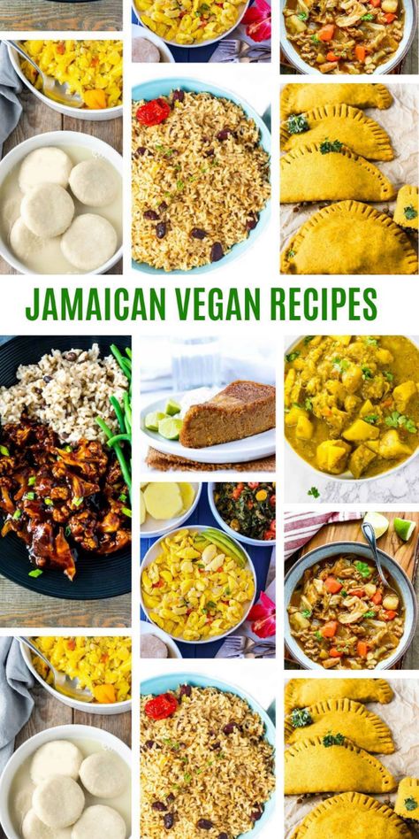 These amazing Jamaican Vegan Recipes are a must-try. Enjoy my incredibly delicious meatless recipes that will be enjoyed by all, whether you are a meat-eater or plant-based. Ital Diet, Vegan Soul Food, Meat Eater, Jamaican Dishes, Meatless Recipes, Jamaican Recipes, Caribbean Recipes, Meatless Meals, Vegan Dinner Recipes