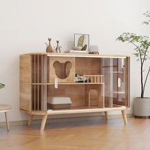 Hot Sell Animal Furniture Wooden Cat House With Scratching Cat Villa Customized Cat House Boho Cat Furniture, Luxury Cat Room, Cat Aquarium, Stylish Cat Furniture, Luxury Cat Furniture, Luxury Cat Tree, Cat Cabinet, Pet Friendly Furniture, Cat Villa