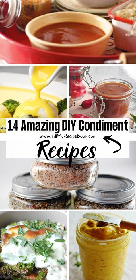 14 Amazing DIY Condiment Recipes - Fill My Recipe Book Homemade Taco Sauce, Worcestershire Sauce Recipes, Honey Barbecue Sauce, My Recipe Book, Healthy Sauces, Honey Barbecue, Homemade Pantry, Homemade Enchilada Sauce, Barbecue Sauce Recipes