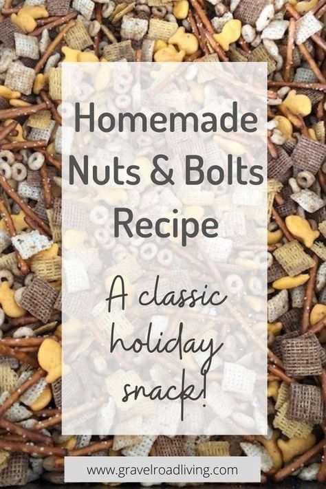 Classic Nuts And Bolts Recipe, Nut And Bolts Recipe, Homemade Bits And Bites, Best Nuts And Bolts Recipe, Original Nuts And Bolts Recipe, Nuts And Bolts Recipe Best Oven, Easy Nuts And Bolts Recipe, Homemade Nuts And Bolts Recipes, Christmas Nuts And Bolts Recipe