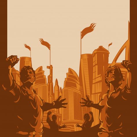 United Nations Illustration, Filipino Pubmat, Buwan Ng Wika Pubmat, Filipino Subject Background Design, Filipino Illustration, Filipino Graphic Design, Filipino Architecture, Crowd Of People, Filipino Art