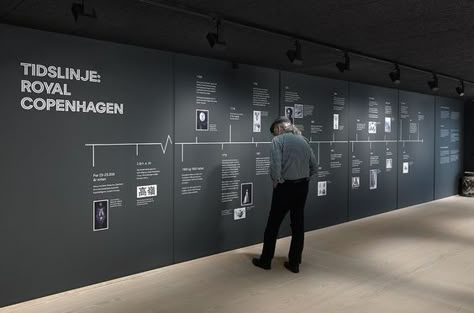 Office/ Timeline pour un hall d'accueil. Timeline Wall, Museum Exhibition Design, History Wall, Corporate Office Design, Museum Design, Timeline Design, Time Line, Museum Displays, Exhibition Booth Design