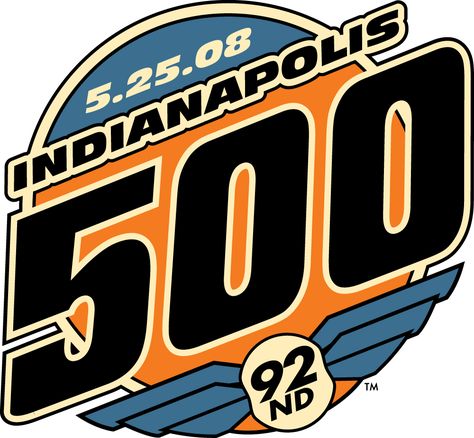 Indianapolis 500 Motorsport Logo, Moto Logo, Automotive Logo Design, Gfx Design, Sticker Design Inspiration, Scifi Fantasy Art, Cool Car Drawings, Racing Posters, Event Logo