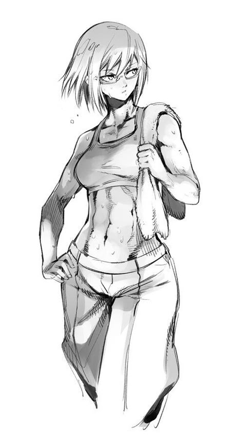 Female Abs Drawing Reference, How To Draw Abs, How To Draw Muscles, Terra Formars, Female Anime Characters, Girl Anatomy, Fit Female, Tomboy Art, Female Drawing