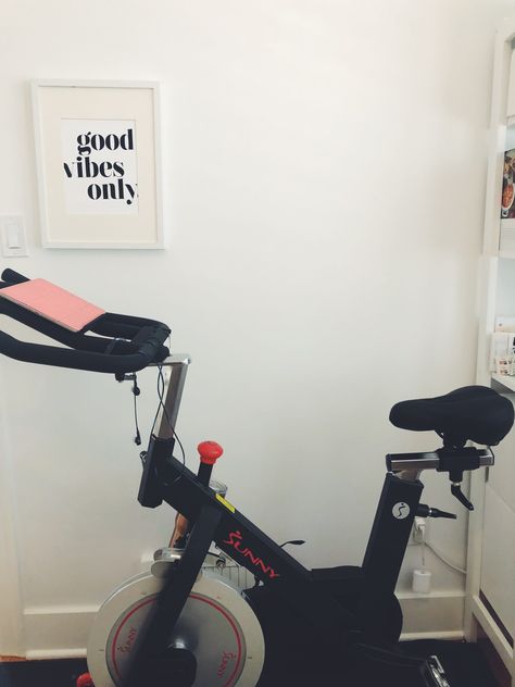 My New Spin Bike & Workout Set-Up at Home (This Bike + The Peleton App) - Simply Real Health Bike Workout, Spin Bike Workouts, Spin Bike, Bike Room, Spinning Workout, Fast Fat Loss, Spin Bikes, Hard Workout, 2023 Vision