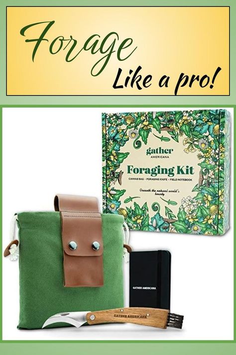 Beautiful foraging kit includes a knife, bag and notebook. Foraging Knife, Diy Foraging Bag, Foraging Journal Ideas, Foraging Uk, Foraging Notebook, Amazon Associates, Outdoor Camping, Canvas Bag, More Fun