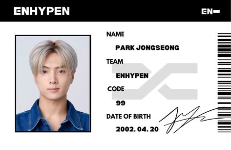 Jay
Jongseong
Kpop
Jay Enhypen Id Card, Enhypen Id, Jay Polaroid, Enhypen Printable, Jay Pc, Enhypen Poster, Top Decor Ideas, Telephone Cases, Id Card Template