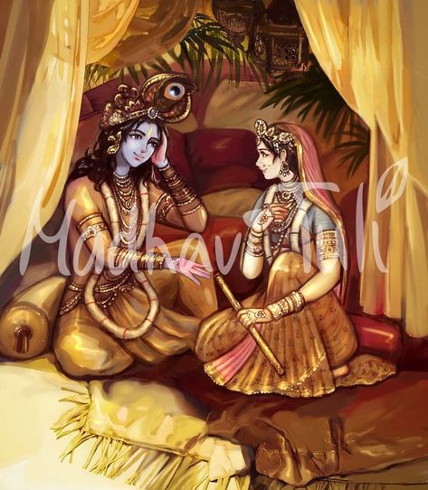 Madhavi Tuli, Krishna Gyan, Radha Kishan, Radhe Krishna Wallpapers, Shri Ganesh Images, Radhe Shyam, Radha Krishna Songs, Krishna Drawing, Digital Art Photography