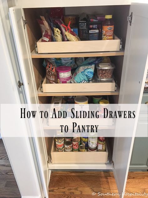 Small Pantry Cabinet, Deep Pantry Organization, Homemade Dollhouse, Narrow Pantry, Diy Pantry Shelves, Ikea Pantry, Slide Out Pantry, Deep Pantry, Small Pantry Organization