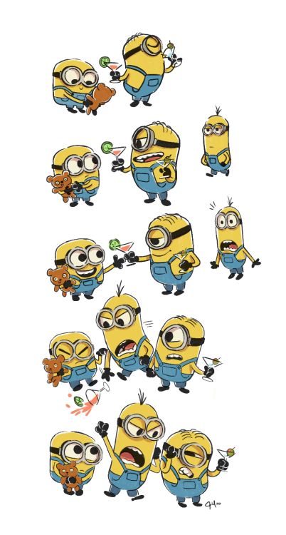 #Minions #Yellow #DespicableMe Minions Fanart, Minion Fanart, Minion Tattoo, Homemade Fidget Toys, Disney Stitch Tattoo, Minions Bob, Disney Doodles, Doodle Characters, Cute Minions