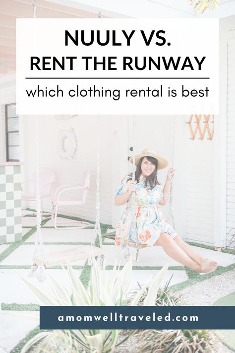 Nuuly vs Rent the Runway: Which Clothing Rental is Better  Discover which is best for your needs and why renting clothes is great!  @RentTheRunway @shopnuuly Rent Clothes, Clothing Rental, Formal Wedding Guest Dress, Cold Weather Gear, Family Cruise, Rent The Runway, Vacation Outfits, Everyday Wardrobe, Fast Fashion