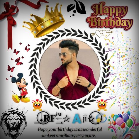 Sharechat Birthday Dp Frame, Sharechat Dp, Best Pic For Dp, Birthday Dp, Holi Girls, Birthday Card With Photo, Friendship Pictures, Birthday Background Images