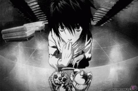 Anime Deathnote GIF - Anime Deathnote - Discover & Share GIFs L Icon, Kurosaki Ichigo, L Lawliet, Anime Reviews, Banner Gif, Natsu Dragneel, Circle Of Life, On The Ground, Naruto Uzumaki