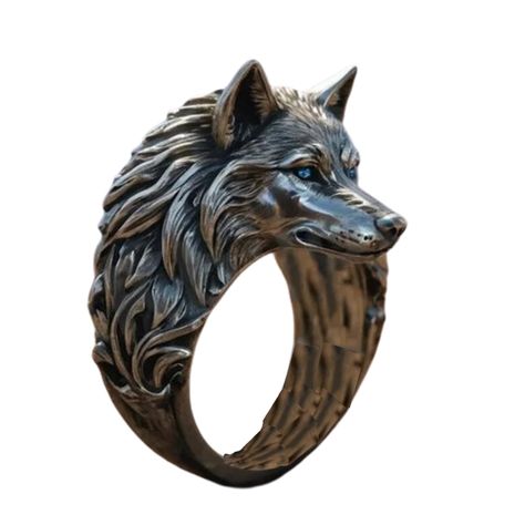 PRICES MAY VARY. Unique design featuring a lone wolf head, making it a standout piece of jewelry. Made from high-quality materials, ensuring durability and longevity. Suitable for both men and women, making it a versatile accessory for any outfit. Personalized with intricate detailing, adding a touch of vintage charm. Perfect gift for wolf enthusiasts, expressing their love for these majestic creatures. Introducing the Wolf Mission's Lone Wolf Ring, a truly unique and captivating piece of jewelr Wolf Rings For Men, Wolf Amulet, Wolf Rings, Amulet Ring, The Lone Wolf, Viking Wolf, Gifts For Guys, Wolf Ring, Water Tribe