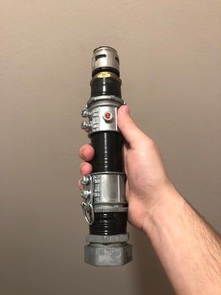 Easy DIY Lightsaber Hilt : 8 Steps (with Pictures) - Instructables Diy Lightsaber Hilt, Lightsaber Diy, Diy Starwars, Lightsaber Handle, Lightsaber Hilts, Diy Lightsaber, Lightsaber Hilt, Star Wars Diy, Disney Home Decor