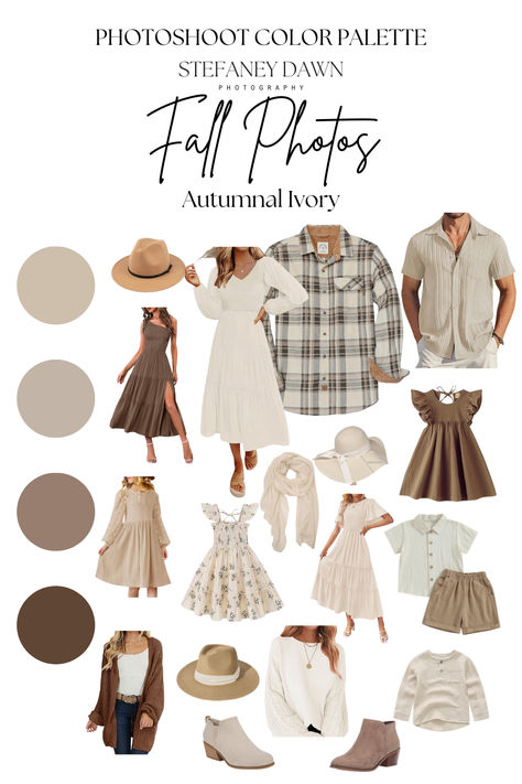 Timeless elegance meets fall charm. Soft neutrals for a sophisticated family photo look.
.
.
.
.
#fallfashion #familyphotos #outfitinspiration #colorpalette #fallcolors #autumnvibes #fallphotoshootoutfits #falloutfitideas #falloutfits #photoshootoutfits #fall #autumnphotos #photographer #photoshoot #couplephotos #familyphotoshoots #photography #photographer #fallphotography #cozy #cozyautumnoutfits #cozyfall #fallneutrals Fall Pictures Colors Outfit Ideas, Family Photo Outfits Early Fall, Fall Family Photos Cream And Brown, Fall Family Pictures Outfits Country, Fall Photography Family Outfits, Family Pictures Cream Color Schemes, Fall Neutral Family Outfits, Family Photoshoot Earth Tones, Family Pics Neutral Colors