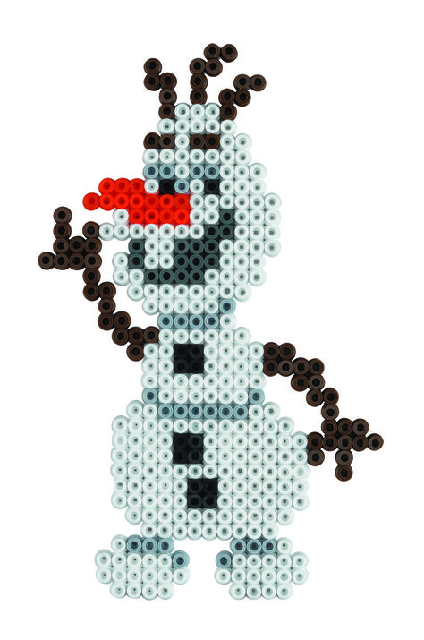 Olaf: Disney Frozen Hama Beads Hama Beads Disney, Perler Bead Designs, Perler Beads Ideas, Christmas Perler Beads, Melty Bead Patterns, Art Perle, Hama Beads Design, Perler Crafts, Motifs Perler