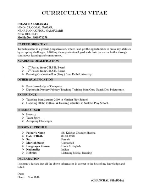 11 Resume Format For Trainer Job In Phrase File 11 Resume Format For Teacher Job In Word FileResume Format For Teacher Job In Word File A resume in the amiss architecture may leave an employer Check more at s://givecoins.net/11-resume-format-for-teacher-job-in-word-file/ Simple Resume Format, Resume Format Download, Job Resume Format, Sample Resume Format, Resume Pdf, Resume Format For Freshers, Executive Resume Template, Resume Template Examples, Cv Format