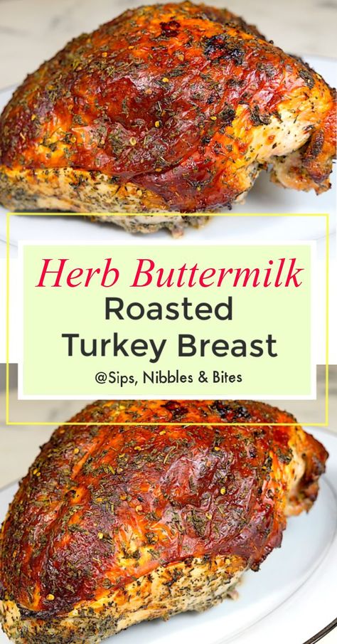 Buttermilk Brine Turkey Breast, Buttermilk Turkey Breast, Buttermilk Brined Turkey Breast, Marinade For Turkey Thanksgiving, Turkey Marinade Recipes, Buttermilk Turkey, Buttermilk Marinade, Marinated Turkey Breast, Turkey Marinade