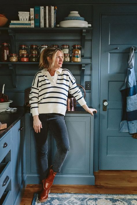 Amish Store, Honed Granite, Farmhouse Pantry, Countertop Appliances, Interior Windows, Emily Henderson, Slate Tile, Butler's Pantry, Pantry Design