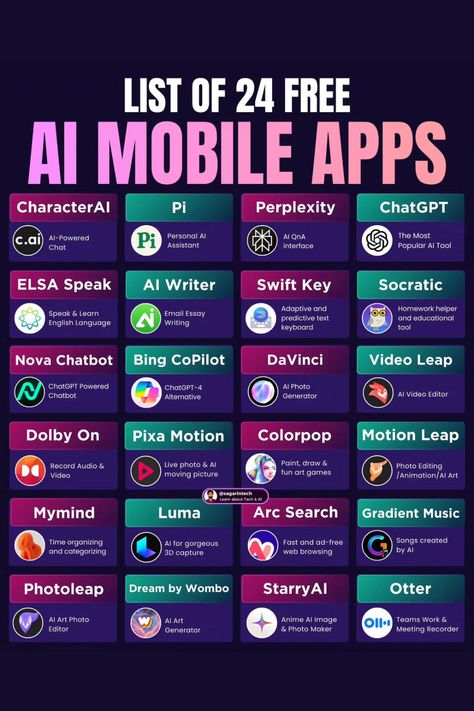 24 Free Ai Mobile Apps Predictive Text, Learn Computer Coding, Study Tips For Students, Pinterest Affiliate Marketing, Social Media Management Tools, Computer Coding, Life Hacks Websites, Productivity Apps, Life Hacks Computer