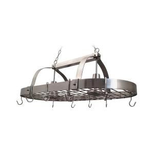 Elegant Designs 2-Light Brushed Nickel Kitchen Pot Rack Light with Hooks PR1000-BSN at The Home Depot - Mobile Pot Rack Light, Kitchen Pot Rack, Brushed Nickel Kitchen, Pot Rack Hanging, Light Kitchen, Copper Lighting, Kitchen Pot, Light Copper, Copper Kitchen