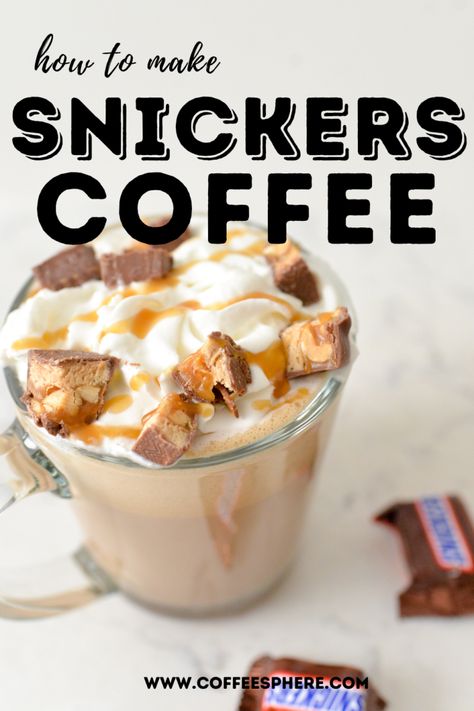 Barista Drinks, Expresso Recipes, Coffee Flights, Coffee Camper, Ninja Coffee Bar Recipes, Keurig Recipes, Easy Coffee Drinks Recipes, Flavored Coffee Recipes, Snickers Recipe