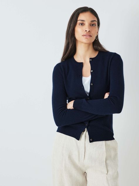 Navy Blue Cardigan Outfit, Navy Cardigan Outfit, Blue Cardigan Outfit, Outfit Cardigan, Cardigan Outfit, Fall Cardigans, Crew Neck Cardigan, Navy Outfit, Navy Cardigan