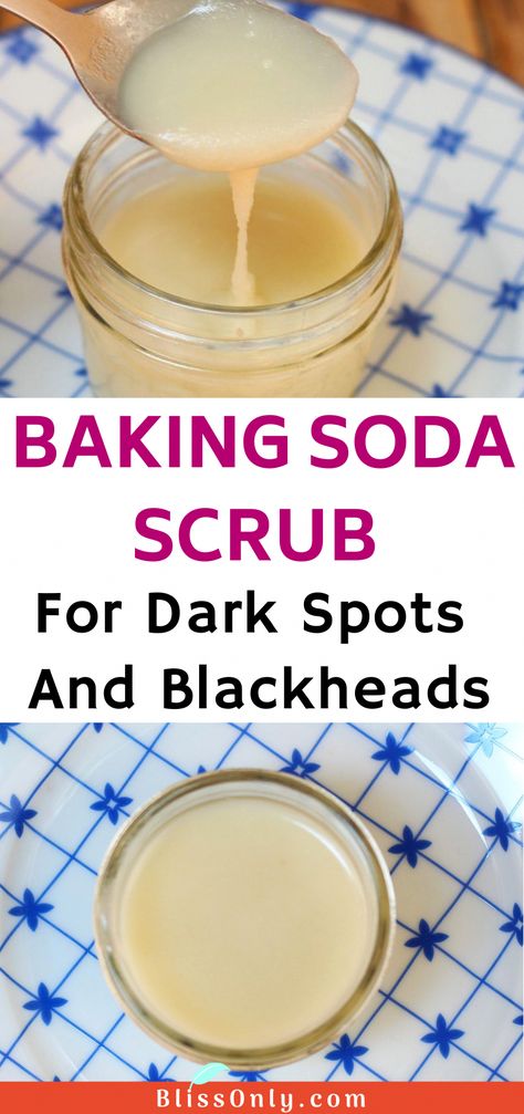 Baking soda scrub helps to get rid of excess dirt, blackheads, acne scars and dark spots. It prevents acne and unclogs blocked pores. It gives a smooth, clear and fresh skin. Read on to know the recipe Baking Soda For Dark Spots, Scrub For Dark Spots, Diy Baking Soda, Baking Soda For Skin, Baking Soda Teeth Whitening, Baking Soda Scrub, Apple Cider Vinegar Shampoo, Baking Soda For Hair, Baking Soda Benefits