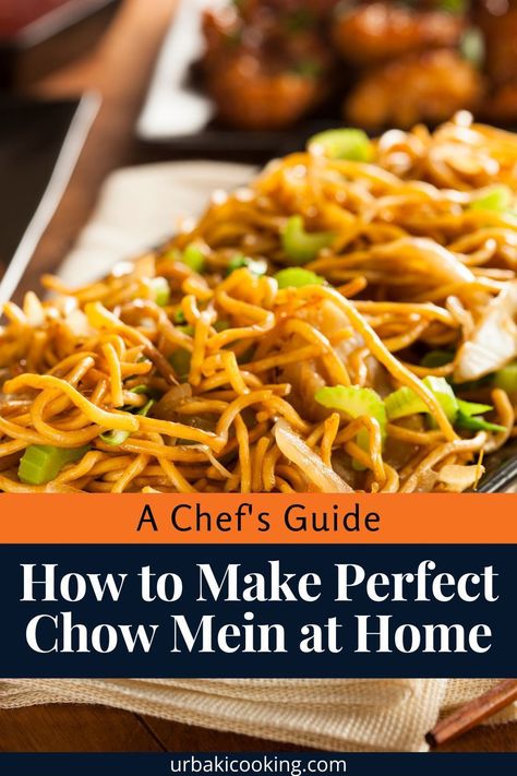 Learn to cook restaurant-quality chow mein at home with this easy-to-follow guide. Our step-by-step instructions and expert tips will help you create a delicious, authentic dish in your own kitchen. From preparing the noodles to adding the perfect combination of vegetables and sauces, discover the secrets to making chow mein like a pro. Ideal for both beginners and seasoned cooks, this recipe will become a favorite in your home-cooking repertoire. Try it today! Plain Chow Mein Recipe, Plain Chow Mein, Homemade Chow Mein, Crispy Noodles, Chow Mein Recipe, Chow Mein Noodles, Global Cuisine, Chow Mein, Chinese Dishes