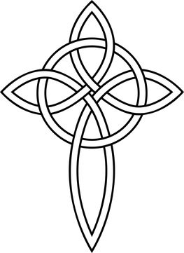 Celtic Drawings Art, Celtic Cross Tattoos For Women, Celtic Sketch, Celtic Cross Drawing, Cross Drawing Sketches, Irish Celtic Symbols, Celtic Knots Diy, Drawing Friendship, Cross Sketch